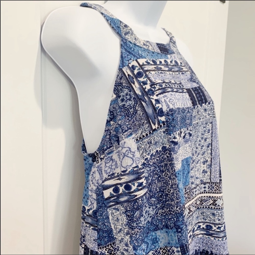 Abbeline Sleeveless Patchwork Patterned Keyhole B… - image 4